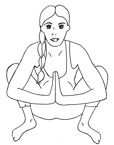 Bliss Baby Foetal Positioning Yoga Malasana Squat