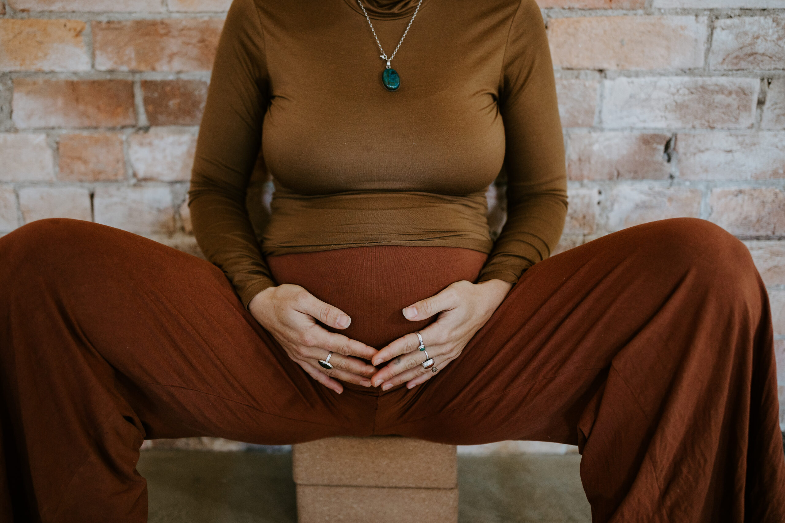 Pregnancy Yogi Squat and Modifications